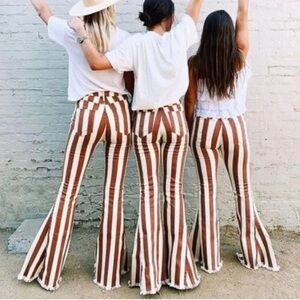 Show Me Your Mumu Berkeley Bells Brown Stripe